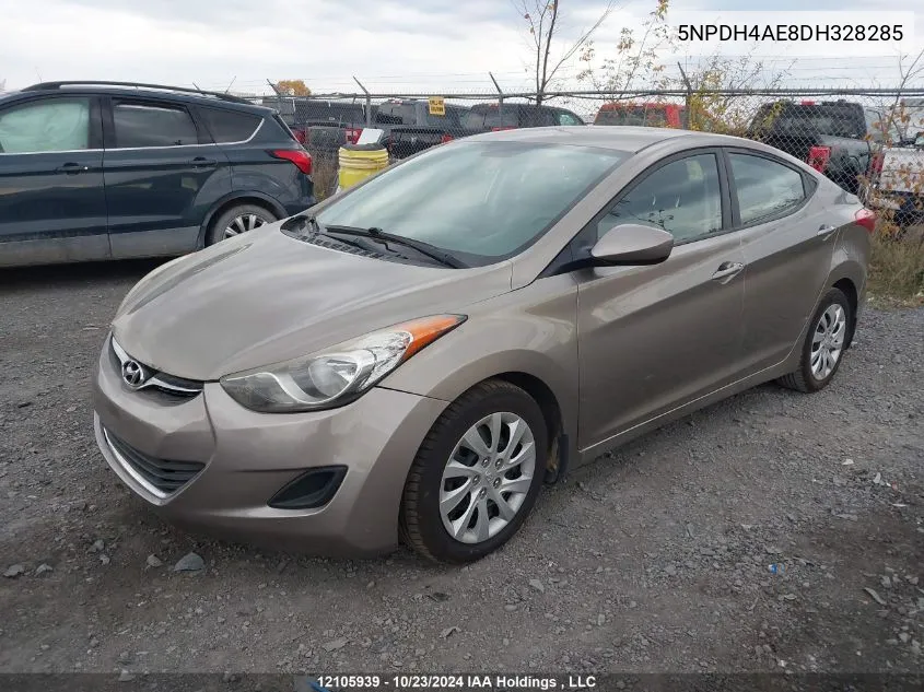 2013 Hyundai Elantra Gl VIN: 5NPDH4AE8DH328285 Lot: 12105939