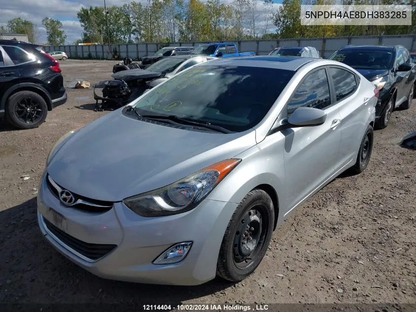 2013 Hyundai Elantra Gls VIN: 5NPDH4AE8DH383285 Lot: 12114404