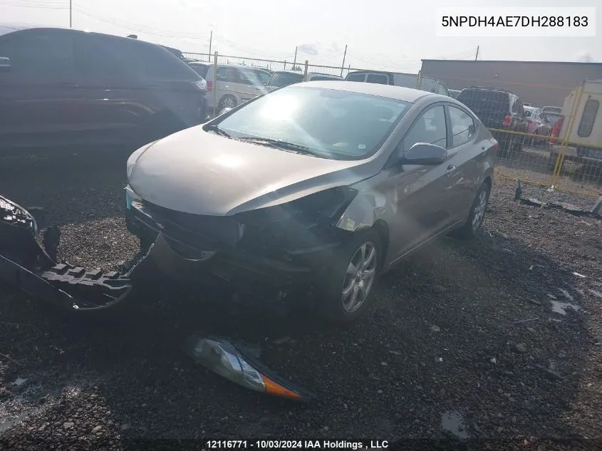 5NPDH4AE7DH288183 2013 Hyundai Elantra Gls/Limited