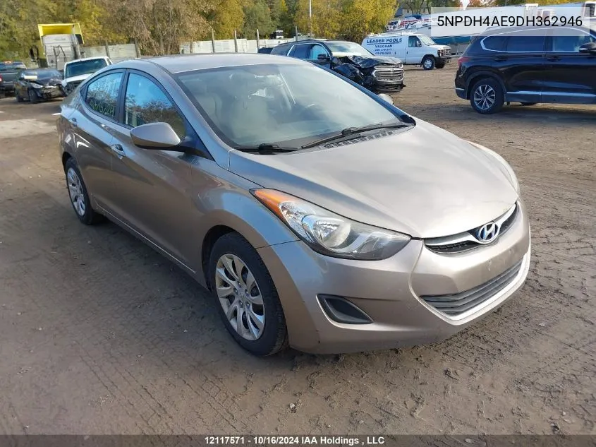 5NPDH4AE9DH362946 2013 Hyundai Elantra Gls/Limited