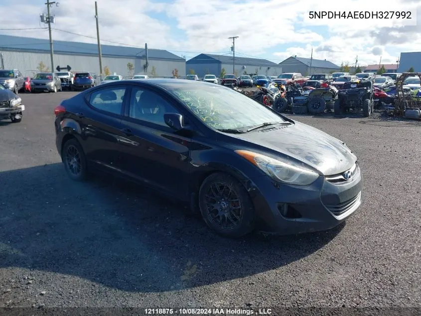 2013 Hyundai Elantra Gl VIN: 5NPDH4AE6DH327992 Lot: 12118875