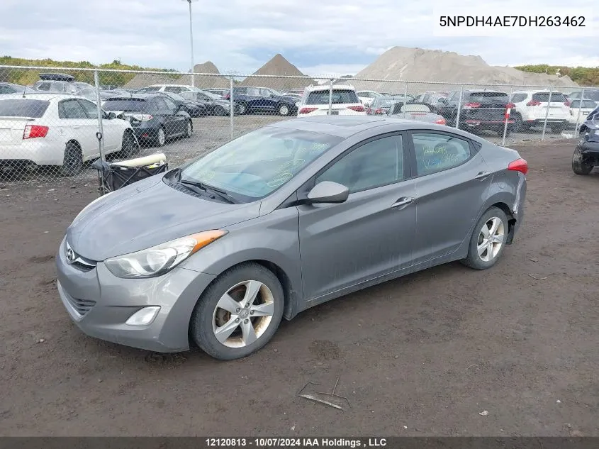 5NPDH4AE7DH263462 2013 Hyundai Elantra