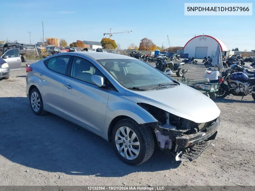 2013 Hyundai Elantra Gls/Limited VIN: 5NPDH4AE1DH357966 Lot: 12132394