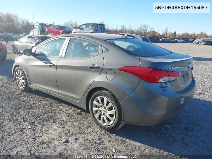 2013 Hyundai Elantra Gls/Limited VIN: 5NPDH4AEXDH165087 Lot: 12134448