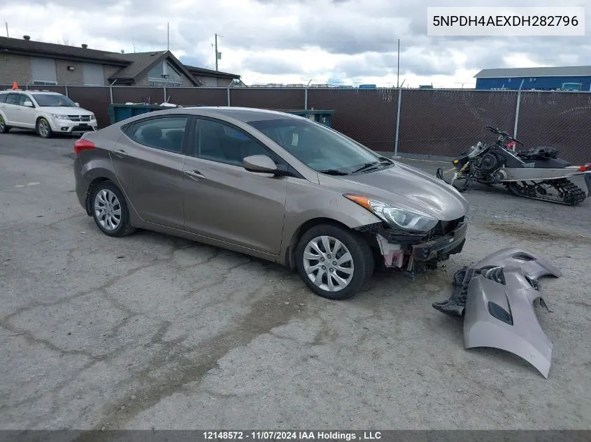 2013 Hyundai Elantra Gl VIN: 5NPDH4AEXDH282796 Lot: 12148572