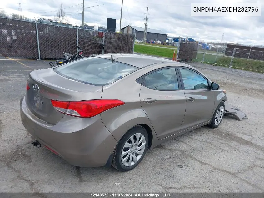 2013 Hyundai Elantra Gl VIN: 5NPDH4AEXDH282796 Lot: 12148572