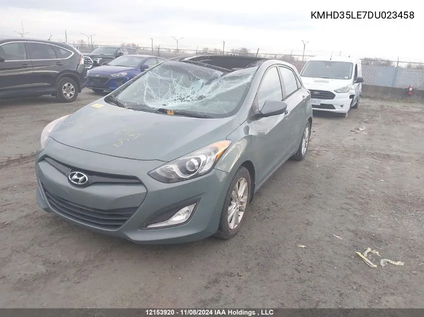 2013 Hyundai Elantra Gt Gls VIN: KMHD35LE7DU023458 Lot: 12153920