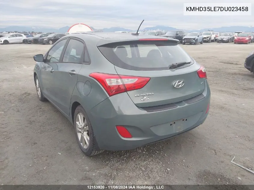 2013 Hyundai Elantra Gt Gls VIN: KMHD35LE7DU023458 Lot: 12153920