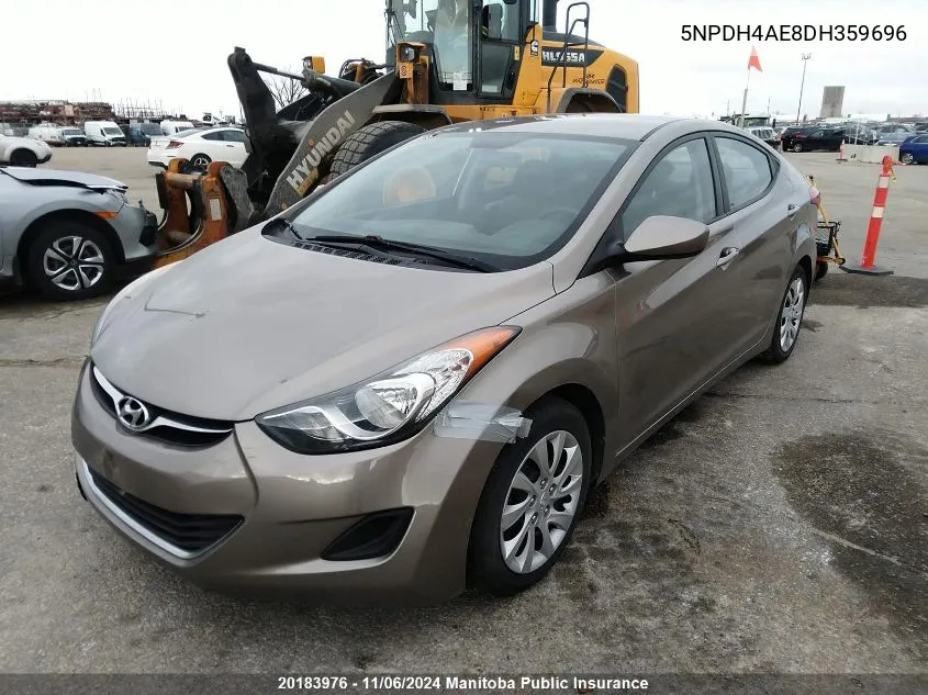 2013 Hyundai Elantra Gl VIN: 5NPDH4AE8DH359696 Lot: 20183976