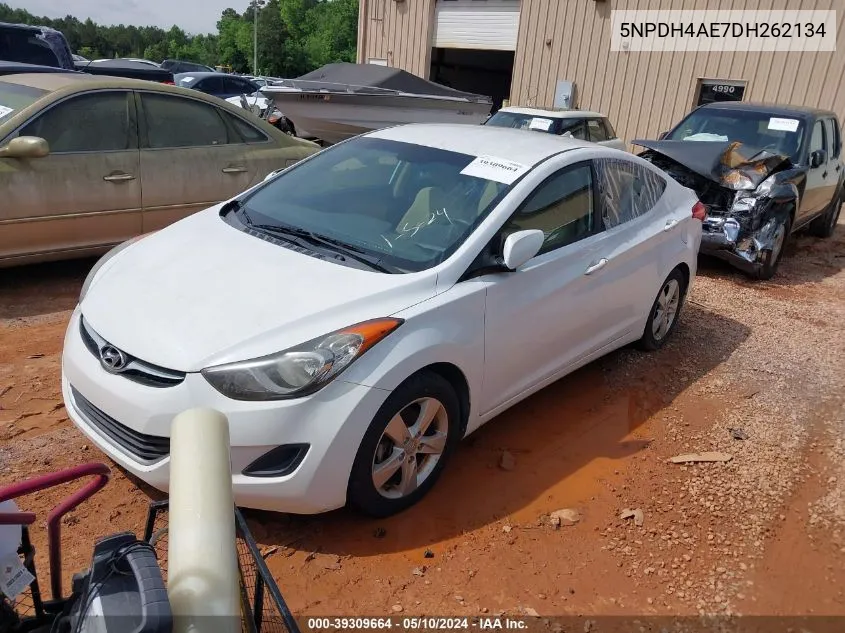 2013 Hyundai Elantra Gls VIN: 5NPDH4AE7DH262134 Lot: 39309664