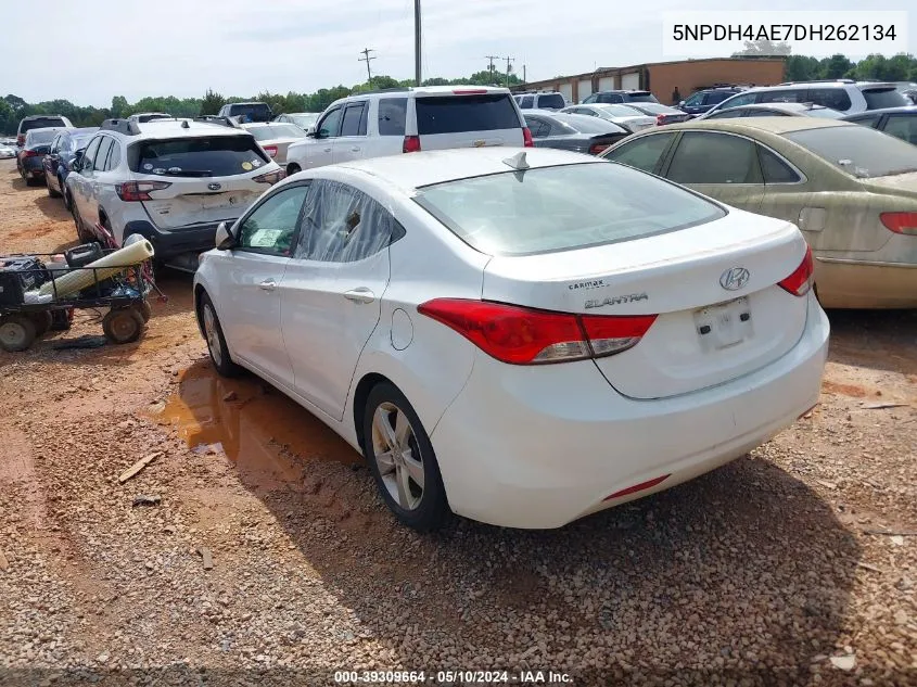 5NPDH4AE7DH262134 2013 Hyundai Elantra Gls