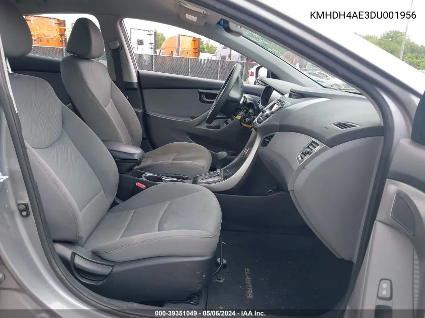 KMHDH4AE3DU001956 2013 Hyundai Elantra Gls