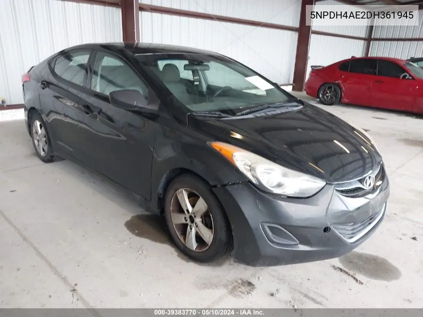 5NPDH4AE2DH361945 2013 Hyundai Elantra Gls