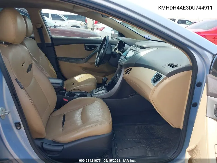 KMHDH4AE3DU744911 2013 Hyundai Elantra Limited