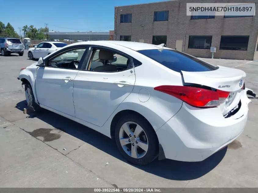 5NPDH4AE7DH186897 2013 Hyundai Elantra Gls