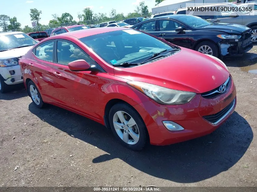 2013 Hyundai Elantra Gls VIN: KMHDH4AE9DU936365 Lot: 39531241