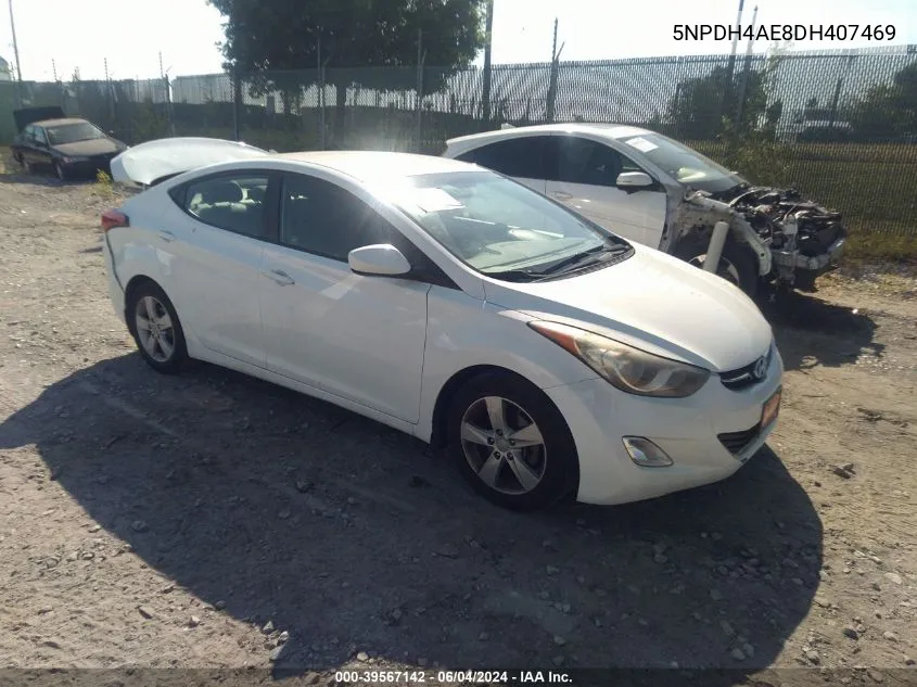 5NPDH4AE8DH407469 2013 Hyundai Elantra Gls