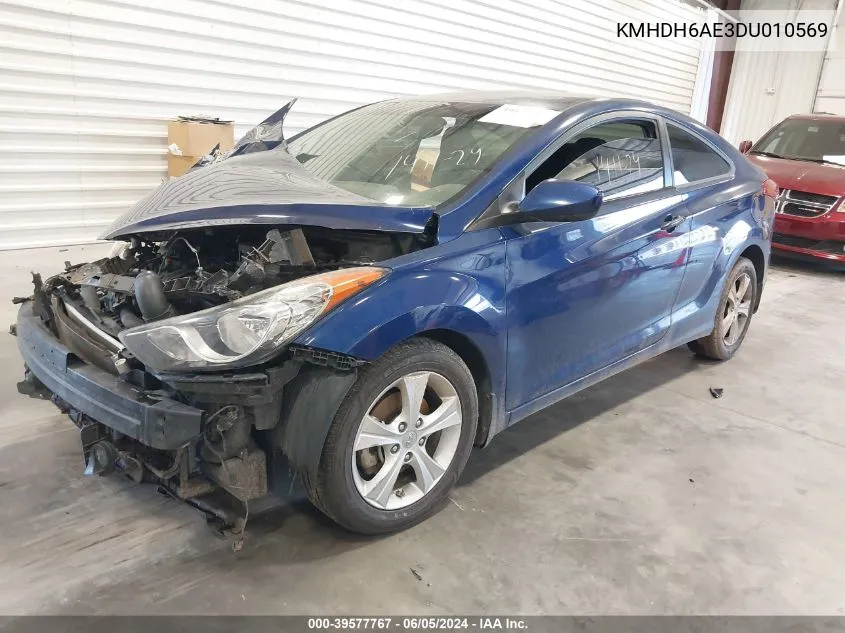 2013 Hyundai Elantra Gs VIN: KMHDH6AE3DU010569 Lot: 39577767