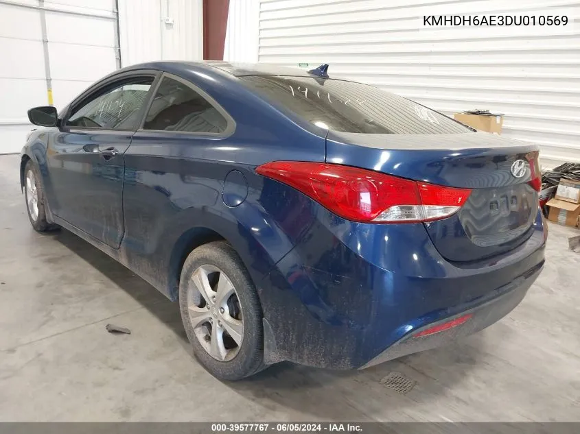 2013 Hyundai Elantra Gs VIN: KMHDH6AE3DU010569 Lot: 39577767