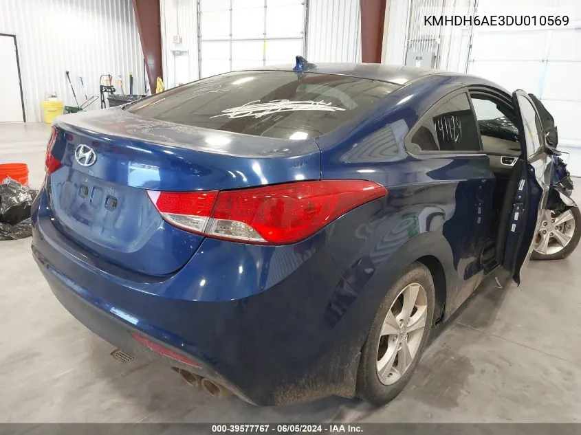 2013 Hyundai Elantra Gs VIN: KMHDH6AE3DU010569 Lot: 39577767