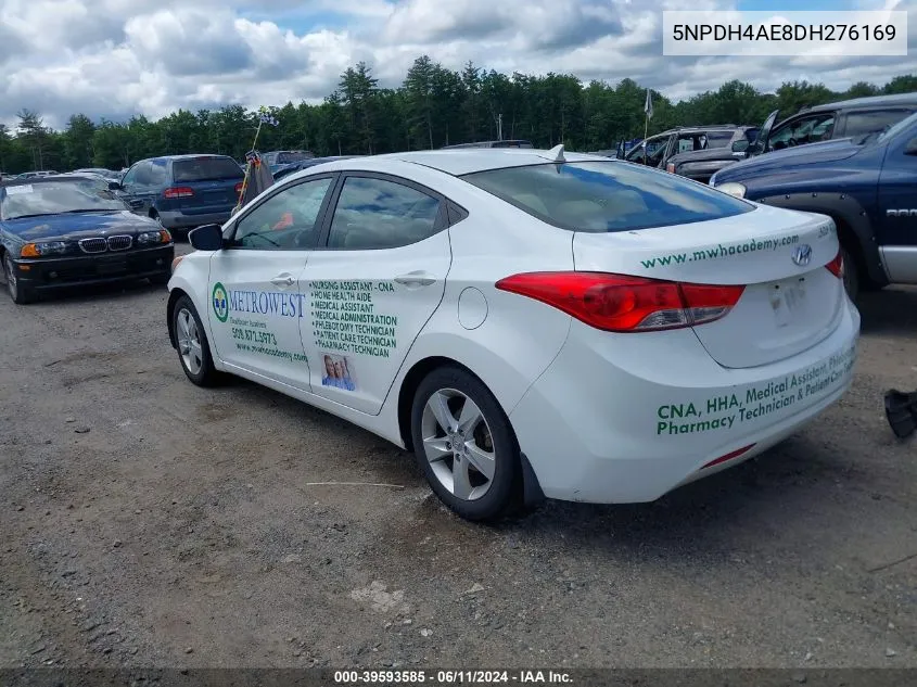 5NPDH4AE8DH276169 2013 Hyundai Elantra Gls