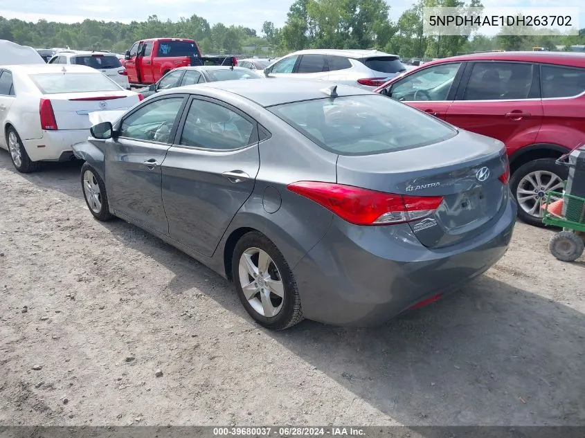 2013 Hyundai Elantra Gls VIN: 5NPDH4AE1DH263702 Lot: 39680037