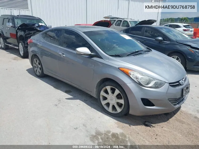 KMHDH4AE9DU768758 2013 Hyundai Elantra Limited