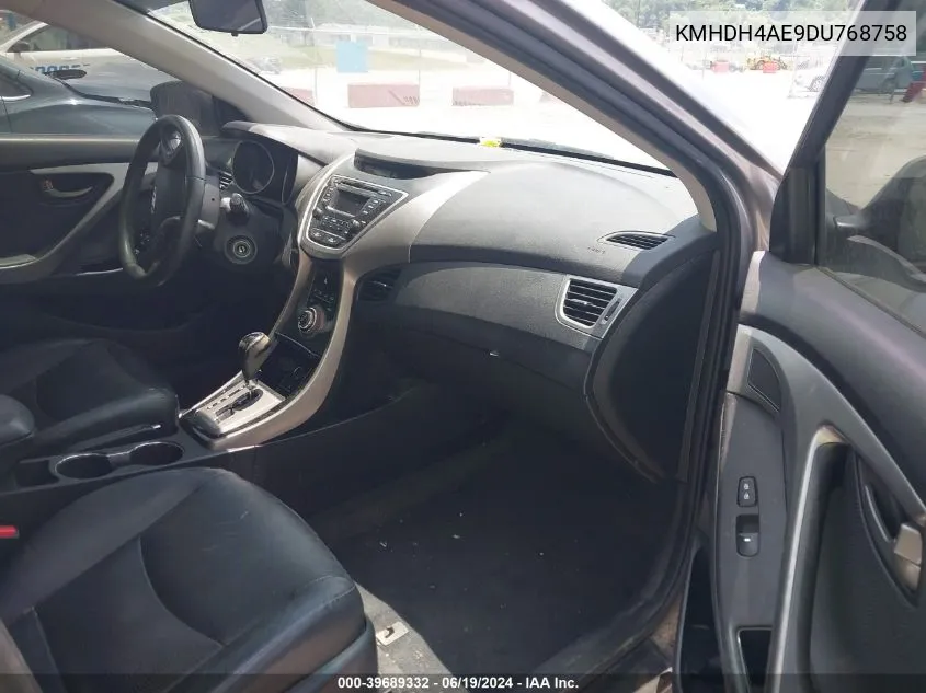 KMHDH4AE9DU768758 2013 Hyundai Elantra Limited