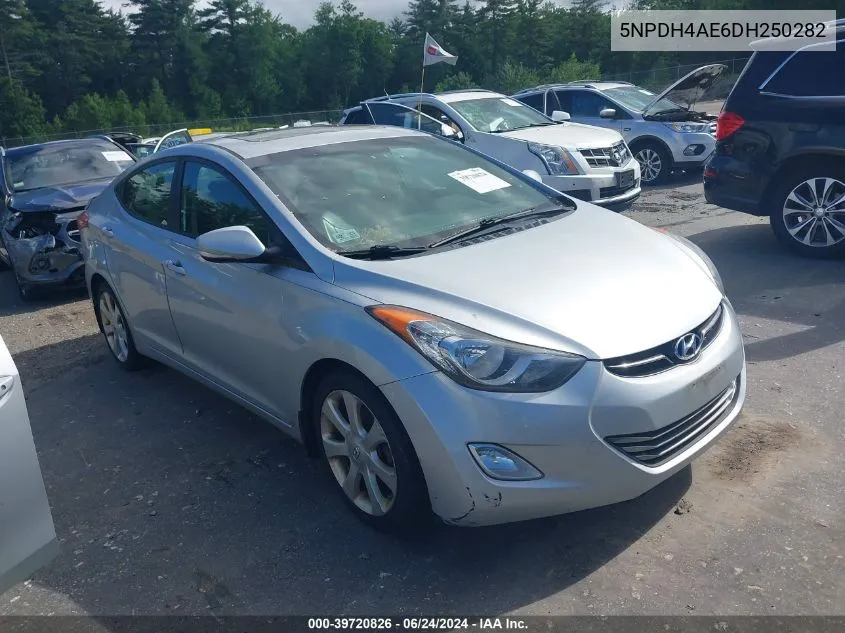 5NPDH4AE6DH250282 2013 Hyundai Elantra Limited