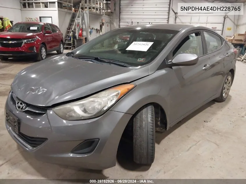 5NPDH4AE4DH228765 2013 Hyundai Elantra Gls