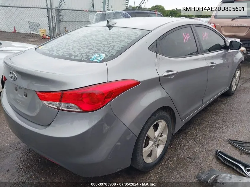 KMHDH4AE2DU895691 2013 Hyundai Elantra Gls