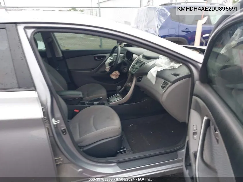 KMHDH4AE2DU895691 2013 Hyundai Elantra Gls