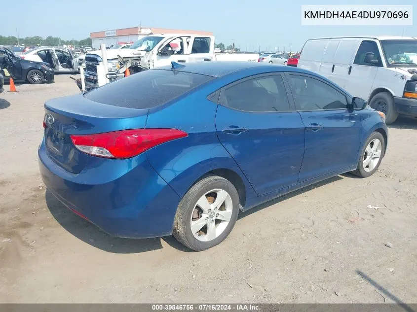 2013 Hyundai Elantra Gls VIN: KMHDH4AE4DU970696 Lot: 39846756