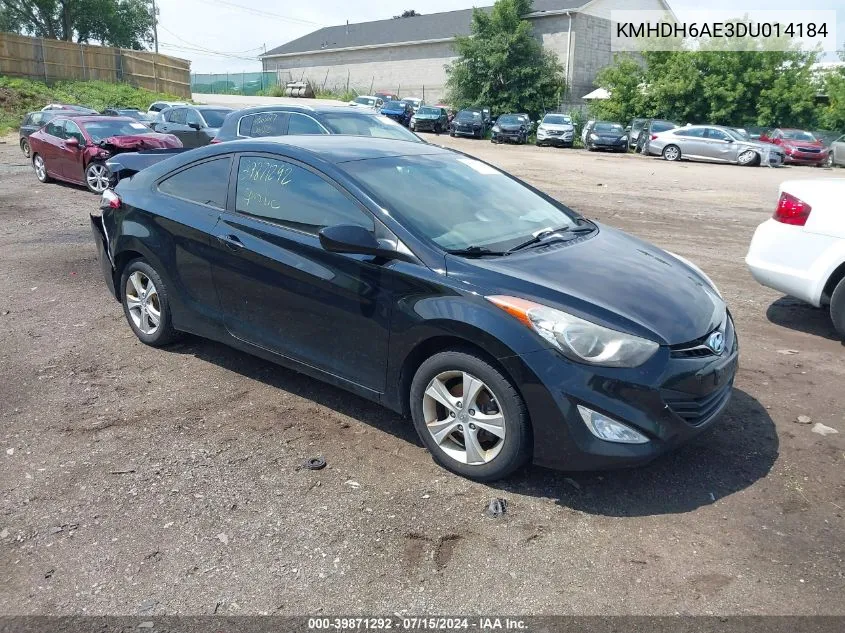 KMHDH6AE3DU014184 2013 Hyundai Elantra Gs