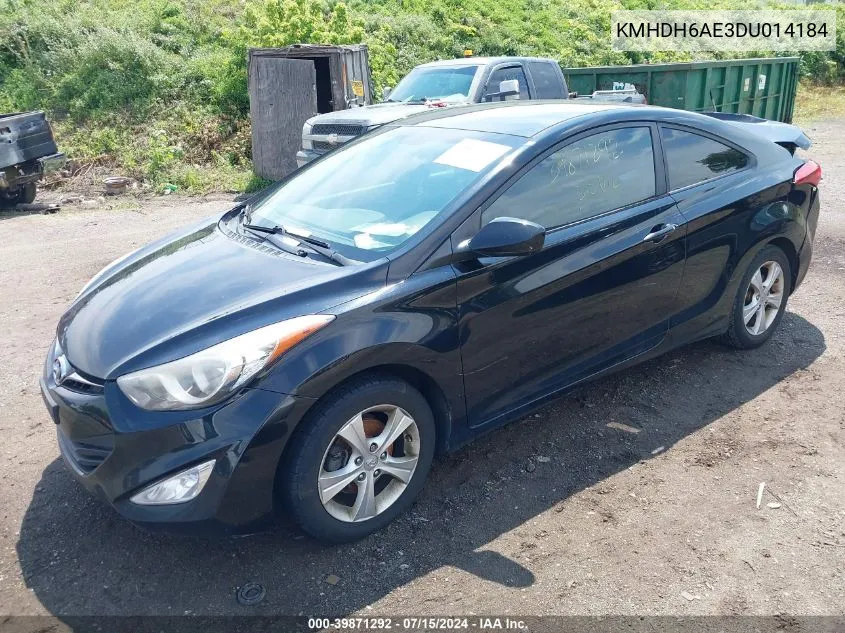 2013 Hyundai Elantra Gs VIN: KMHDH6AE3DU014184 Lot: 39871292