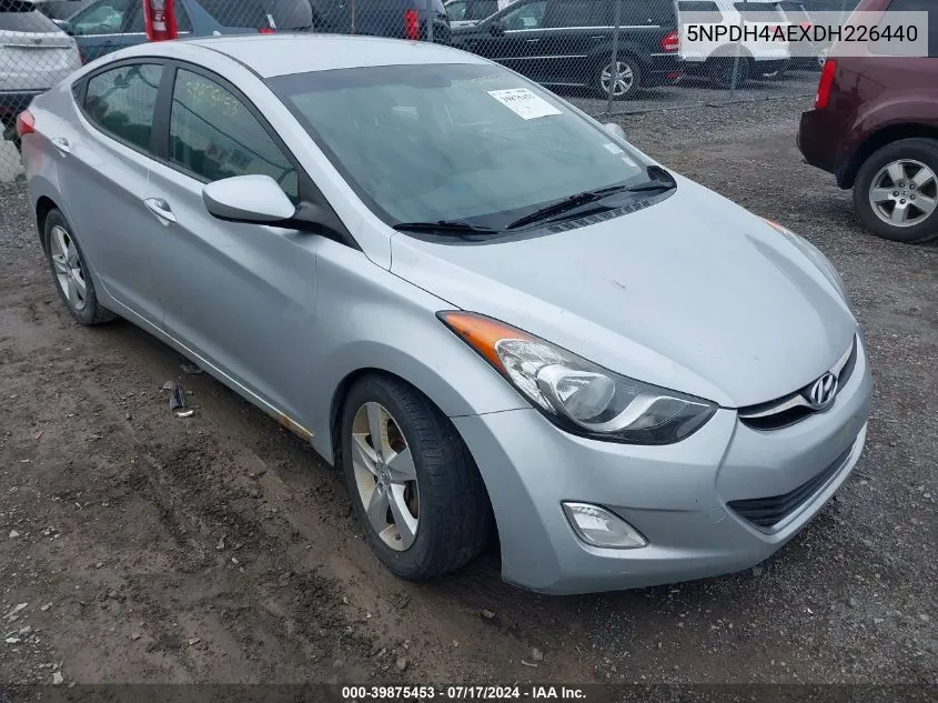 2013 Hyundai Elantra Gls VIN: 5NPDH4AEXDH226440 Lot: 39875453