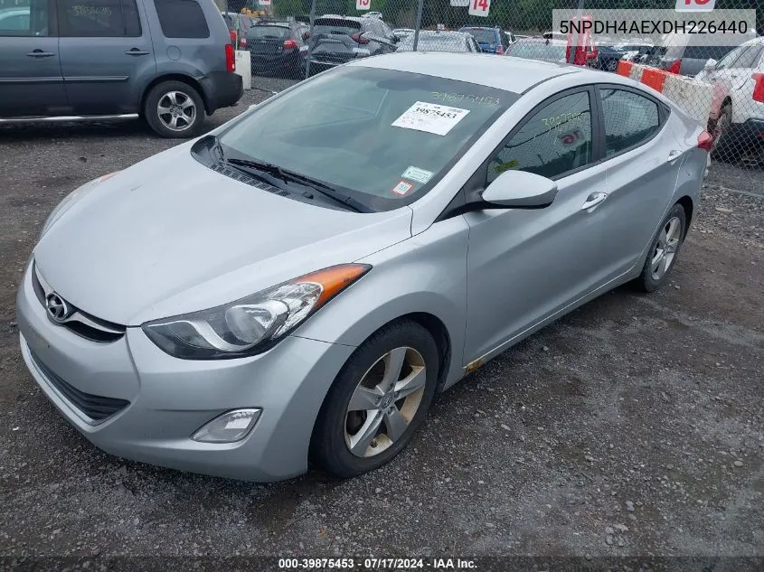 2013 Hyundai Elantra Gls VIN: 5NPDH4AEXDH226440 Lot: 39875453