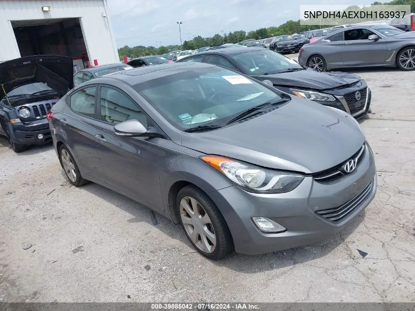 5NPDH4AEXDH163937 2013 Hyundai Elantra Limited