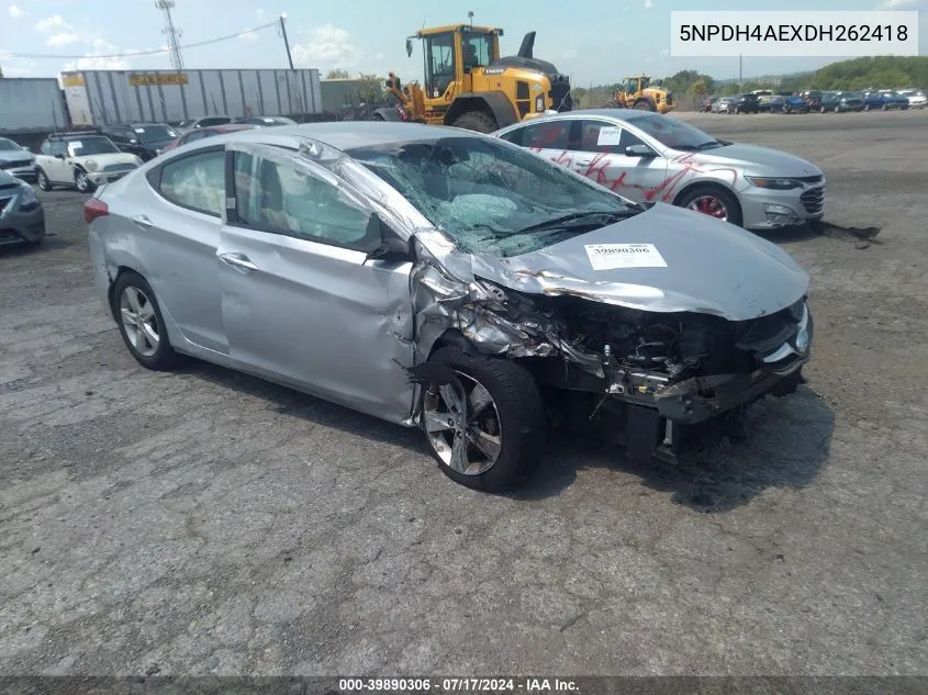 5NPDH4AEXDH262418 2013 Hyundai Elantra Gls