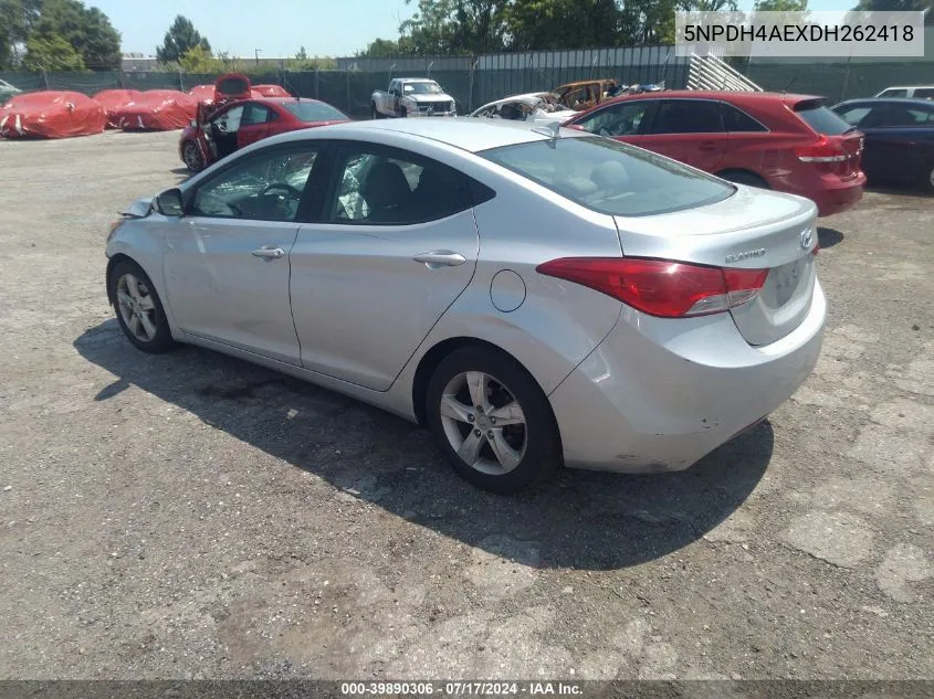 5NPDH4AEXDH262418 2013 Hyundai Elantra Gls