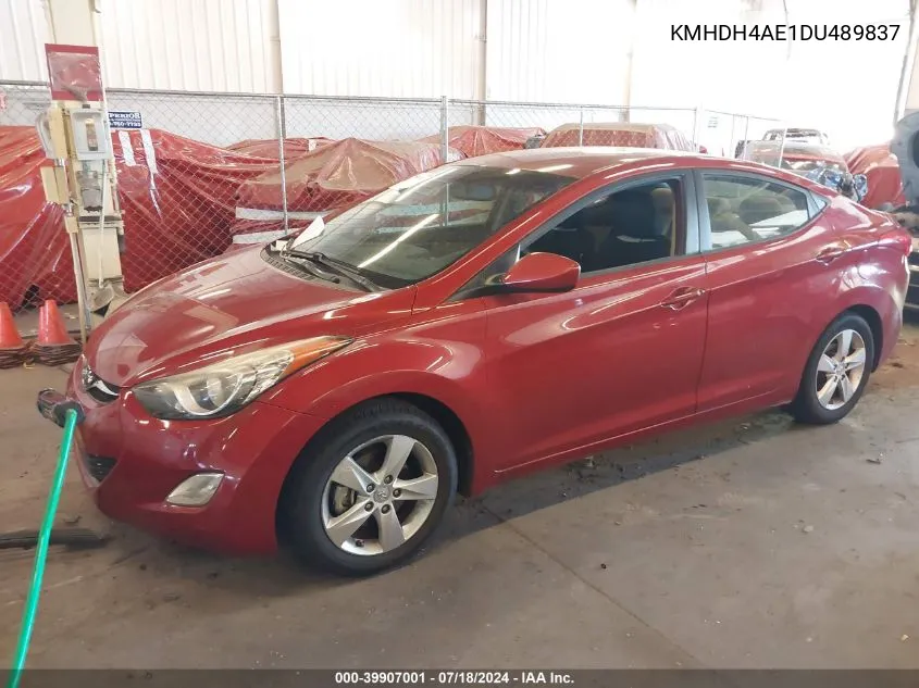 2013 Hyundai Elantra Gls VIN: KMHDH4AE1DU489837 Lot: 39907001