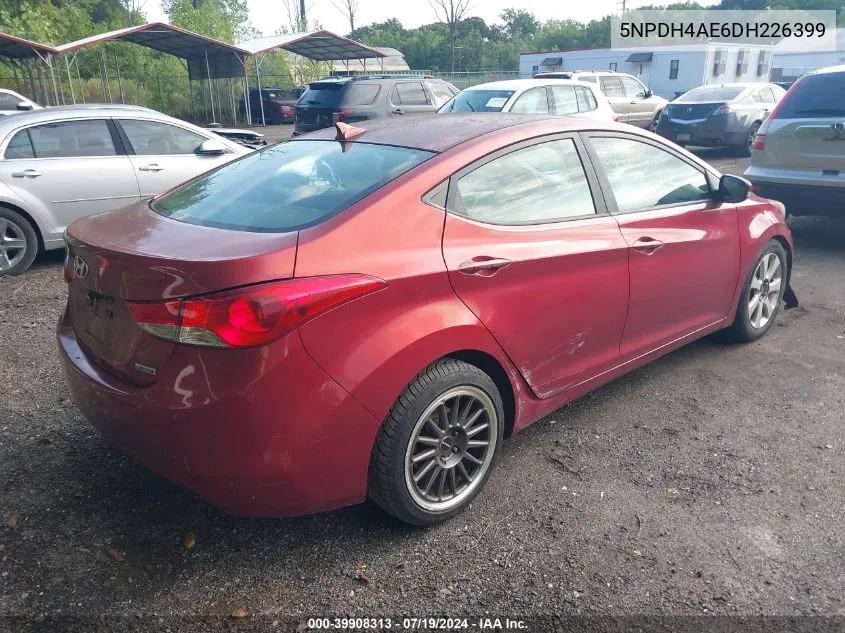 5NPDH4AE6DH226399 2013 Hyundai Elantra Limited