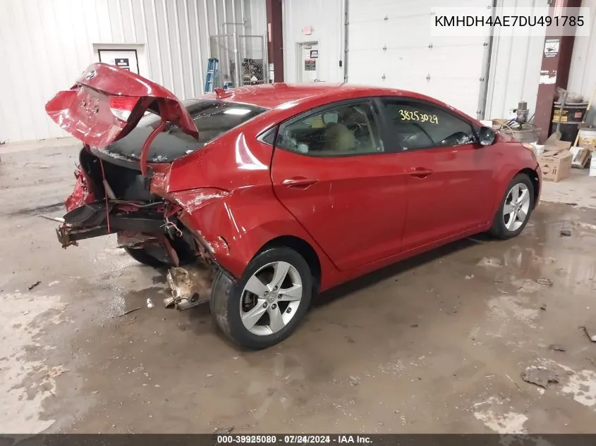 KMHDH4AE7DU491785 2013 Hyundai Elantra Gls (Ulsan Plant)