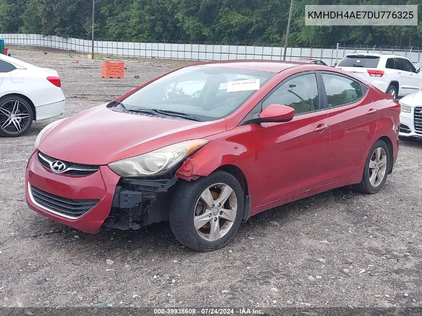 2013 Hyundai Elantra Gls VIN: KMHDH4AE7DU776325 Lot: 39938608