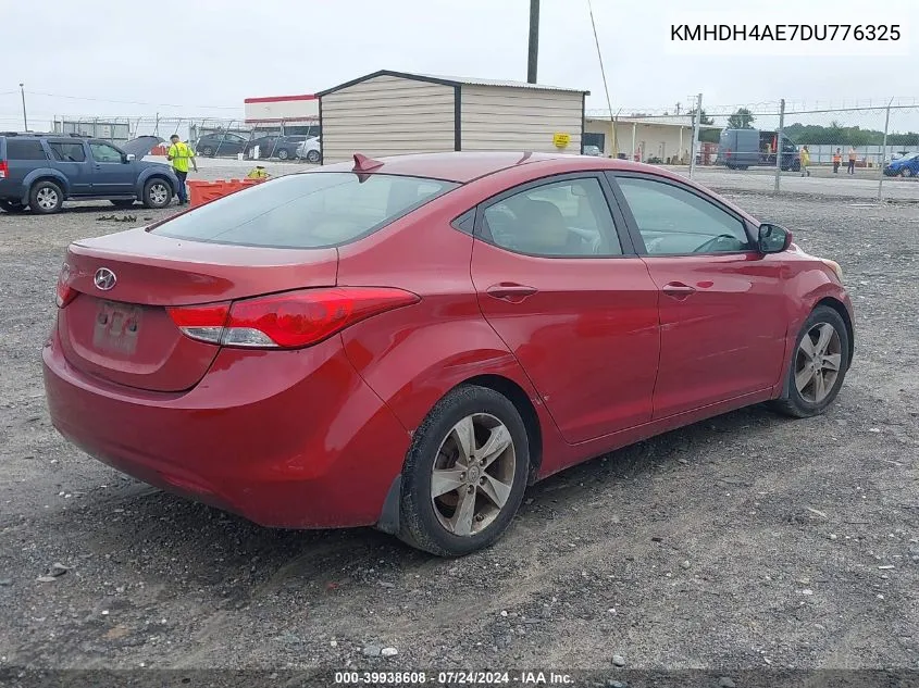 KMHDH4AE7DU776325 2013 Hyundai Elantra Gls