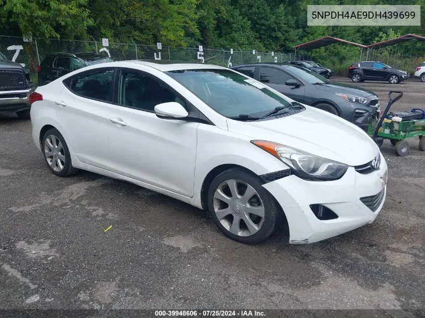 5NPDH4AE9DH439699 2013 Hyundai Elantra Limited