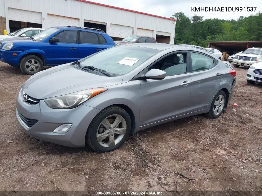 2013 Hyundai Elantra Gls VIN: KMHDH4AE1DU991537 Lot: 39955700