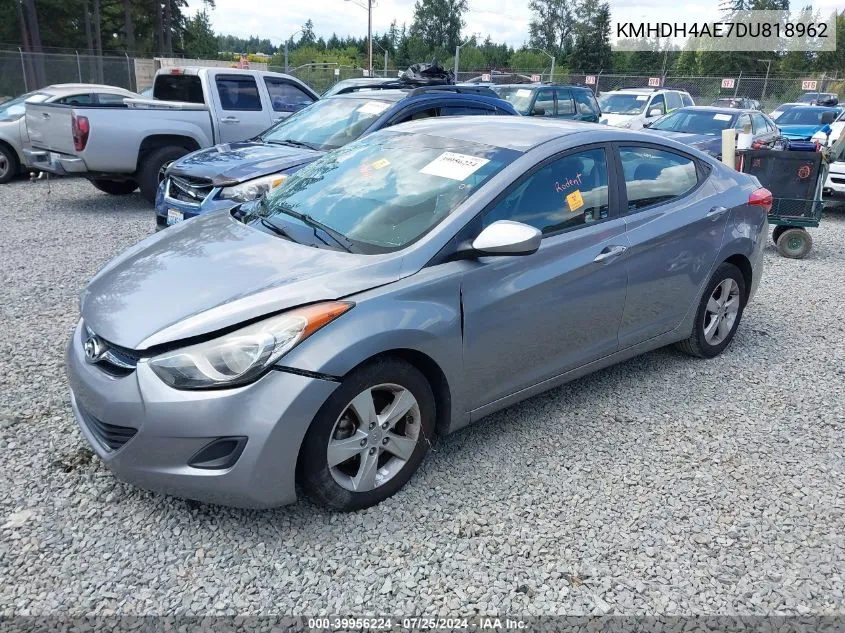 KMHDH4AE7DU818962 2013 Hyundai Elantra Gls