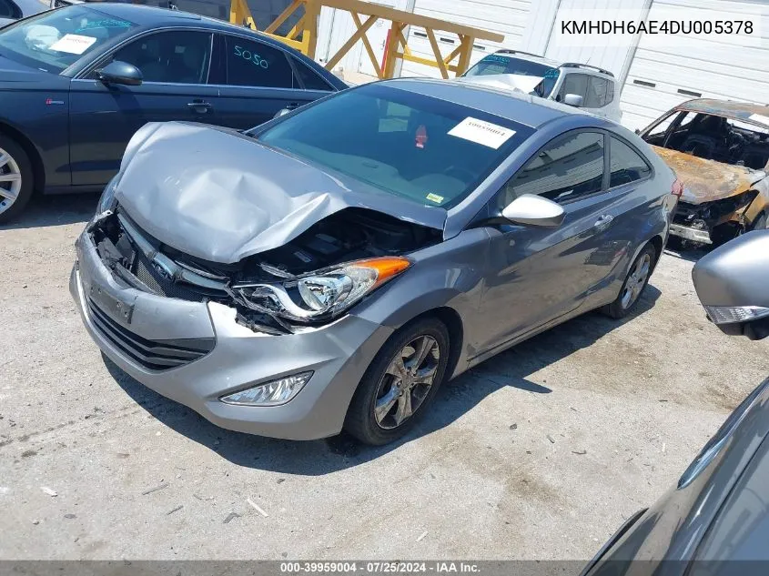 KMHDH6AE4DU005378 2013 Hyundai Elantra Gs