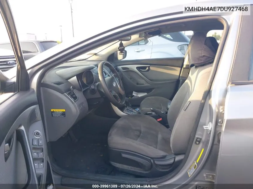 KMHDH4AE7DU927468 2013 Hyundai Elantra Gls